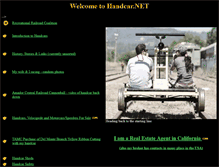 Tablet Screenshot of handcar.net